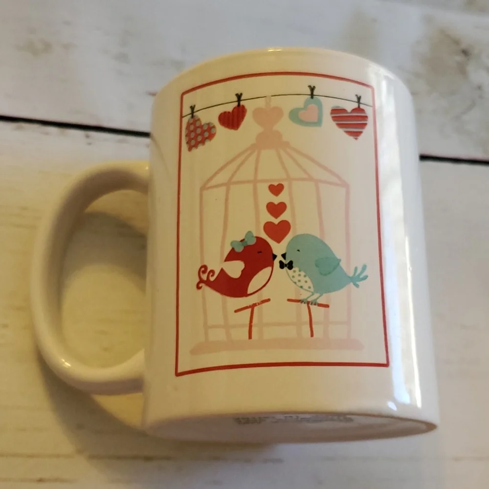 Love Birds coffee cup